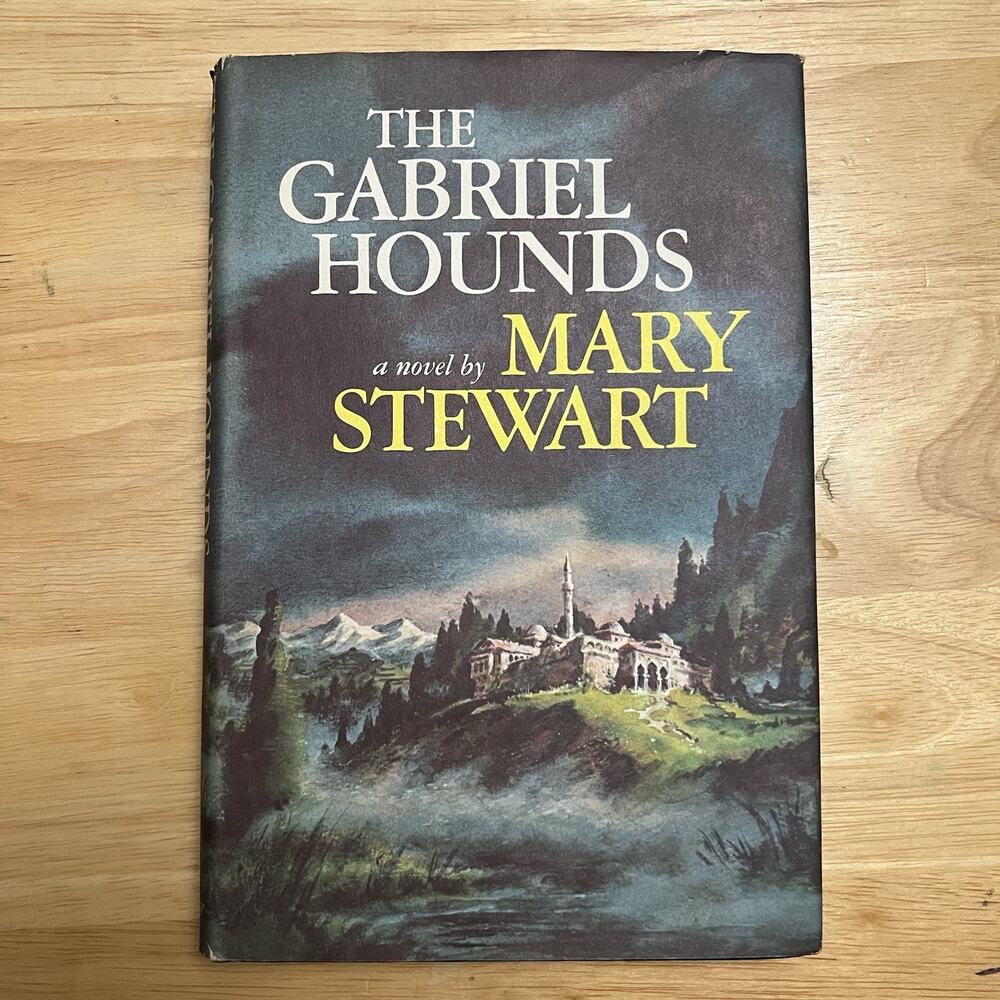 Vintage The Gabriel Hounds By Mary Stewart 1967 Book Club Edition HBDJ